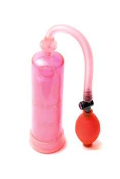 Penis pump isolated on a white background
