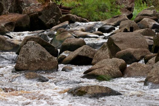 image of rushing water in river or stream