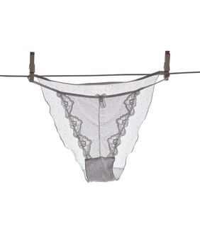 Underwear on a Clothesline isolated