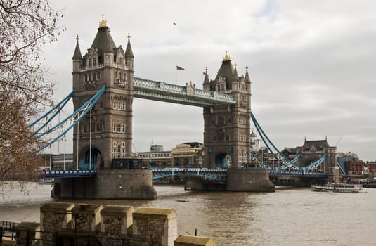 view of the Thames and the London Bridge