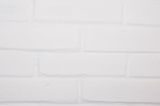 A white brick wall background close up