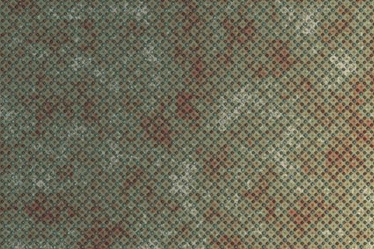 Brown and green stylized squares background