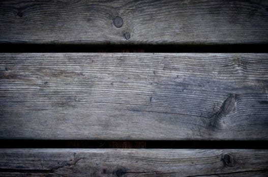 Weathered wooden boards