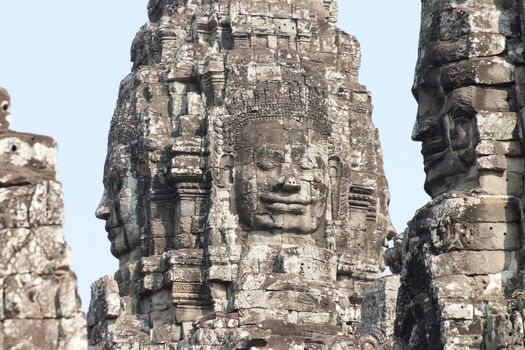 Bayon Temple, Angkor Thom in Cambodia