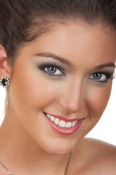 Young woman with beautiful make up