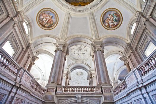 Reggia di Caserta (Caserta Royal Palaca), Italy. Luxury interior, more than 300 years old