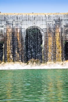 Famous Italian gardens of Reggia di Caserta, Italy.