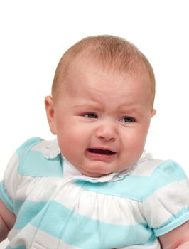 Unhappy crying baby