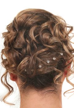 Hairstyle for prom, wedding or party