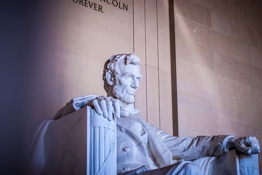 Abraham Lincoln Memorial in Washington DC USA