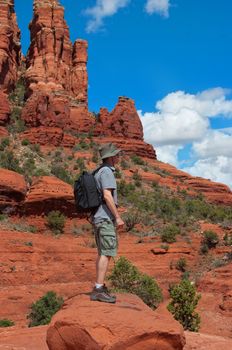 Hiking in beatiful Sedona Arizona