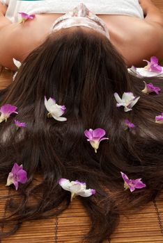 Skincare and aromatherapy treatment at a spa