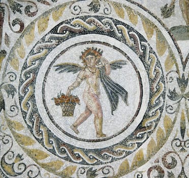 Fragment of roman mosaics from Tunisia