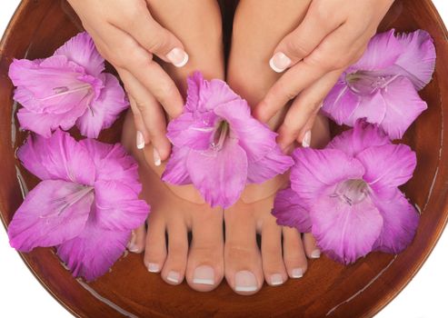 Pedicure and manicure spa