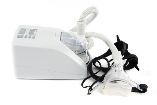 
CPAP machine and mask for sleep apnea

