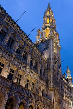 Town Hall of Grand Place, Brussels, Capital of  Belgium