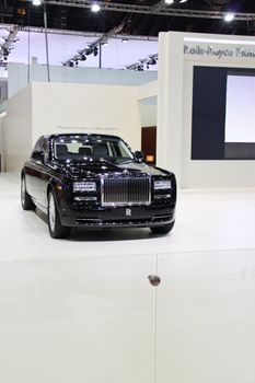 BANGKOK, THAILAND - April 2- Rolls-Royce is shown in Bangkok international motor show 2013 on April 2, 2013 in Bangkok, Thailand.