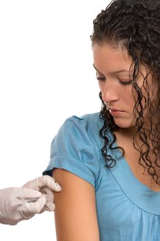 Flu or allergy shot. 