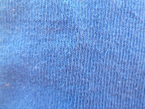 bright blue fabric in bright light