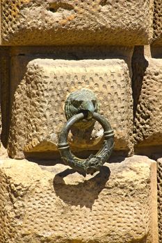 Eagle head door knob, Alhambra, Spain