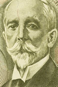 Gaspar Ortuno y Ors on 50 Colones 1993 Banknote from Costa Rica.