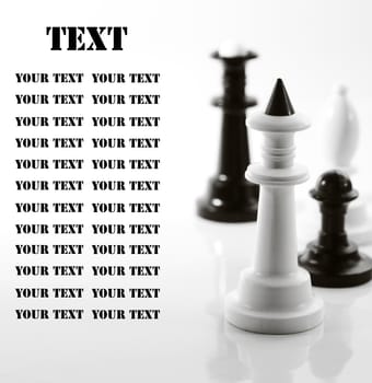 An image of chess with area for a text