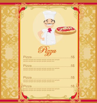 Pizza Menu Template