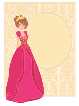 Beautiful princess character