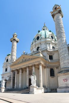 The Karlskirche (St. Charles's Church), Vienna (Wein)
