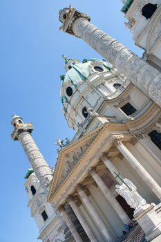 The Karlskirche (St. Charles's Church), Vienna (Wein)