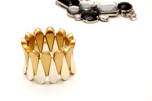 Fashion bracelet isolated on white background
