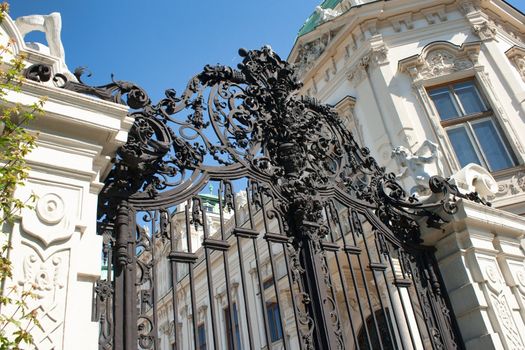 Hammered Gate of Belvedere Palace,Vienna, Austria