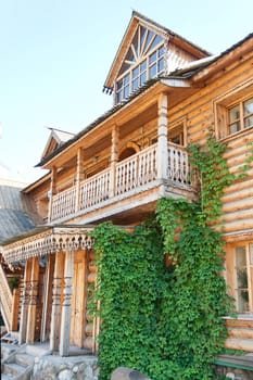 Wooden part of Izmailovsky Kremlin, Moscow, Russia