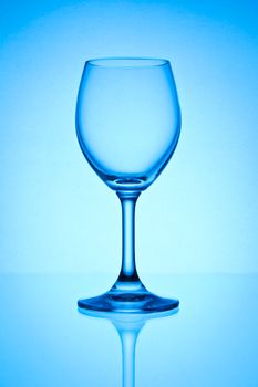 empty wine glass