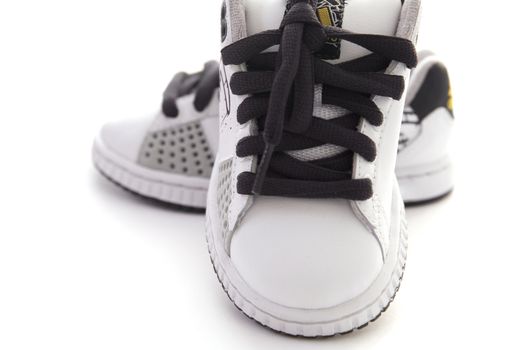 Man's modern sports footwear on a white background