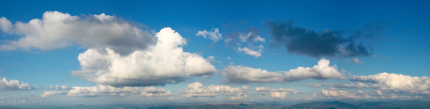 An image of white clouds on sky