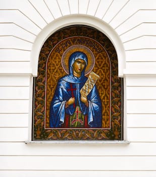 Abstract icon of Saint Paraskevi