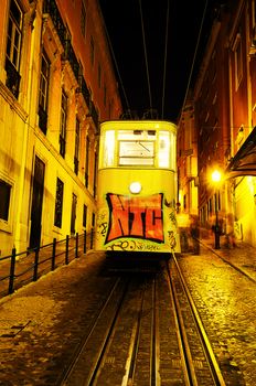 Vintage Trams such as these two are a common site in the Portuguese Capital of Lisbon - Portugal