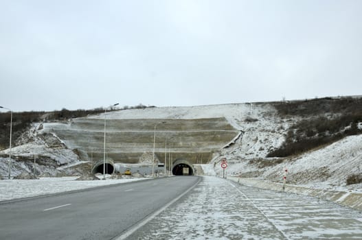 road and tunnel