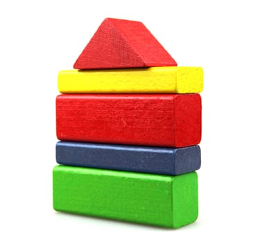 Wooden building blocks