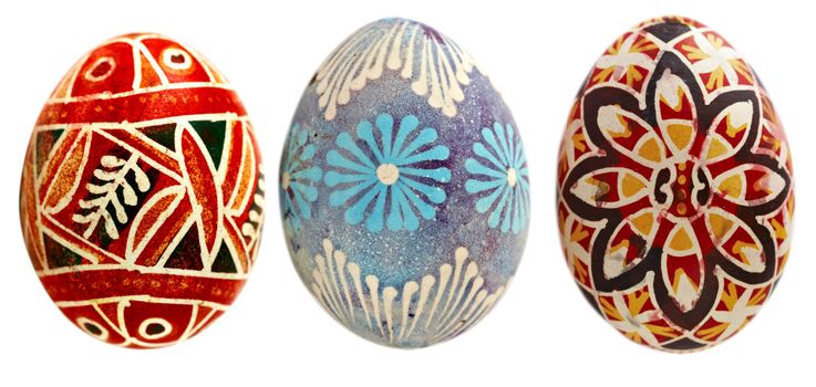 Detail of the Easter egg - Easter decoration