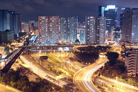 Hong kong at night 