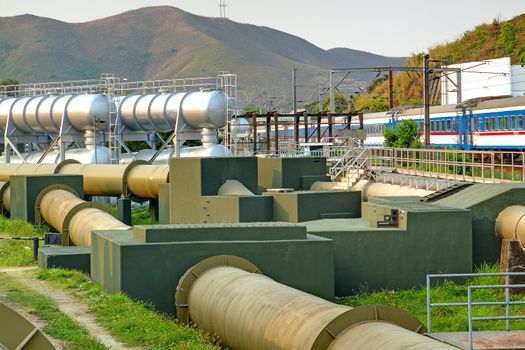 Oil and Gas Industry at outdoor at day 
