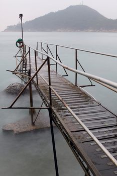 Bathing pavilion is a structure for bathing and swimming at a sea shore. The structure extended from shore into the sea with a large platform. Now, it is a history buildings in hong kong. 