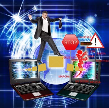 The innovative computer software from the viruses most dangerous the Internet and worms in social networks
