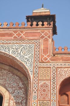 Akbar's Tomb at Sikandra (Agra) in India