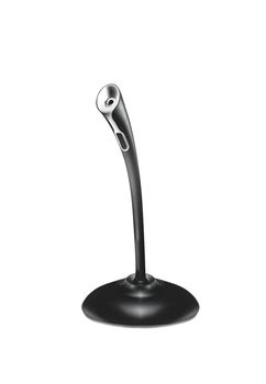 modern black microphone portable size for desktop computer
