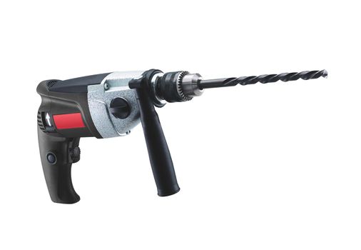 Battery drill isolated on white background