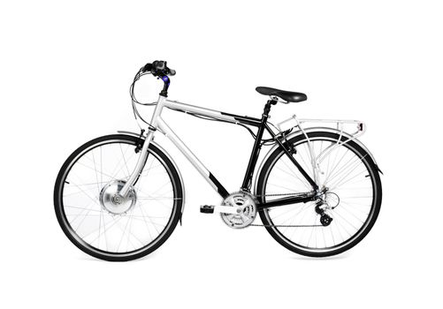 bike isolated on white background