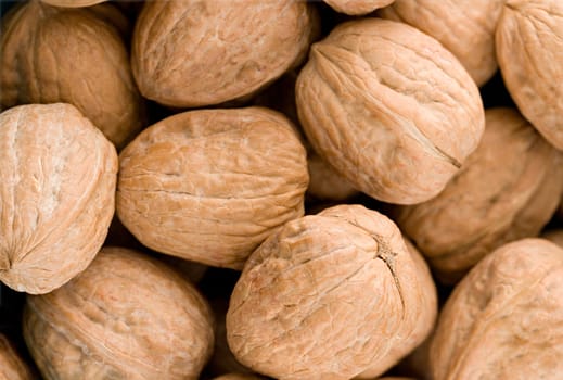 Walnuts closeup